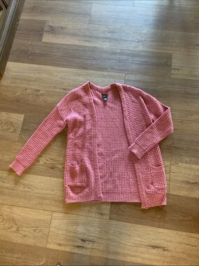 Pink cardigan
